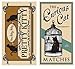 HomArt Curious Cat Long Matches Match Box Set Of 2
