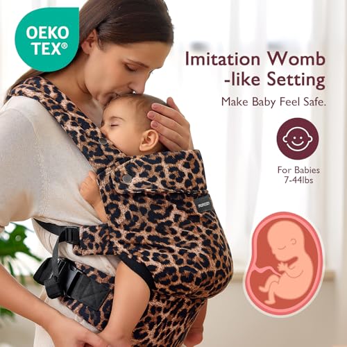 image for Momcozy Baby Carrier - Ergonomic, Cozy and Lightweight Carrier for 7-4