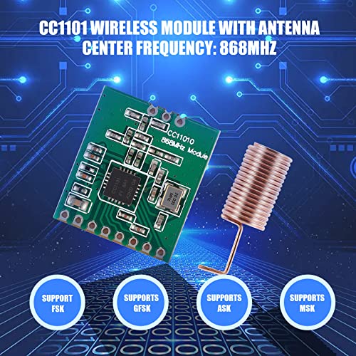 Aisuoka Modul Sender und Empfänger für Radioübertragung CC1101 868 MHz