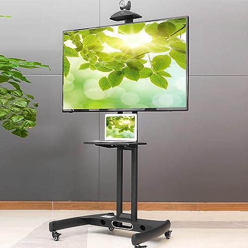 Soporte móvil para TV de 32-70 pulgadas con ruedas ajustable en altura miniatura 3