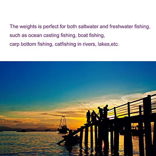 TaoTaoChong Fishing Weights Inline Iron Casting Drop Shot Swivel Sinkers 30g / 1oz - Image 4