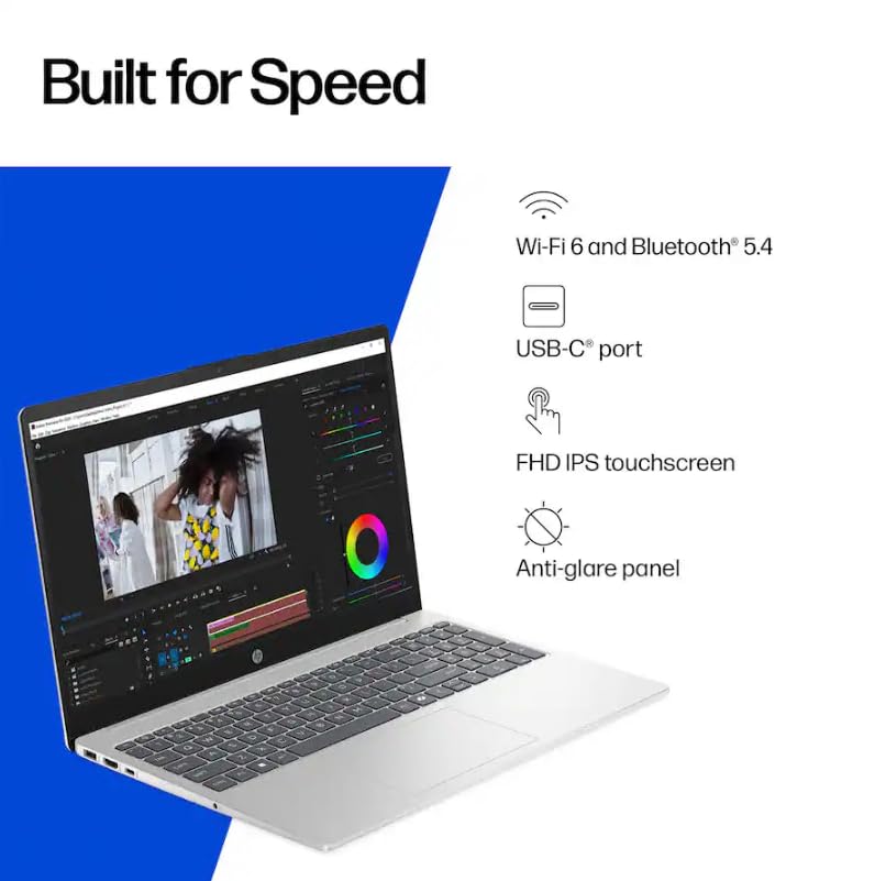 HP Laptop 15.6" Core i5-1334U 32GB 1TB SSD Touchscreen miniatura 4