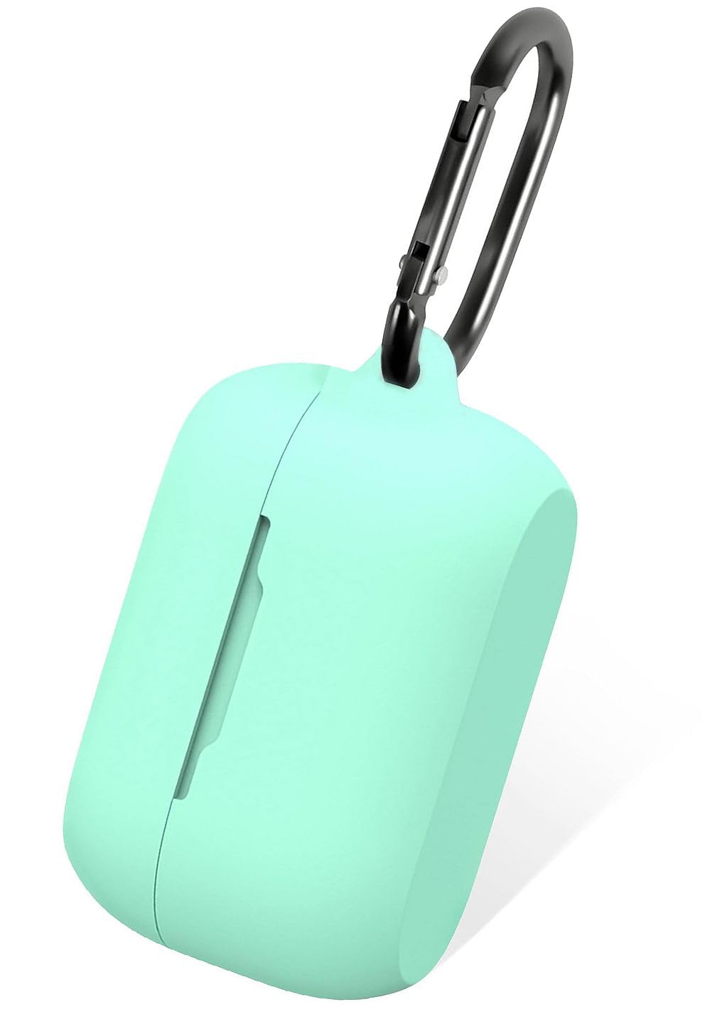 Aotao Silicone Case for Jabra Elite 75t & Jabra Elite Active 75t, Soft and Flexible, Scratch/Shock Resistant Cover with Carabiner for Jabra 75t Earbuds (Elite 75t, Teal)