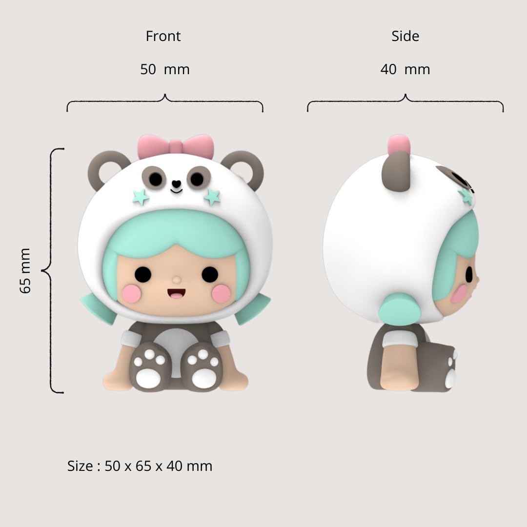 DundunBaby Animalitos Coleccionables | 12 Figuras Sorpresa Super Cute | 4 Brillan En La Oscuridad | Juguete Educativo +3 Años | Regalo Para Niñas Y Niños