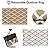 OutdoorLines Outdoor Plastic Area Rugs for Patio 4x6 ft - Reversible Outside Carpet, Stain & UV Resistant RV Mats, Straw Rug for Camping, Deck Garden, Porch and Balcony, Moroccan/Brown & Light Grey