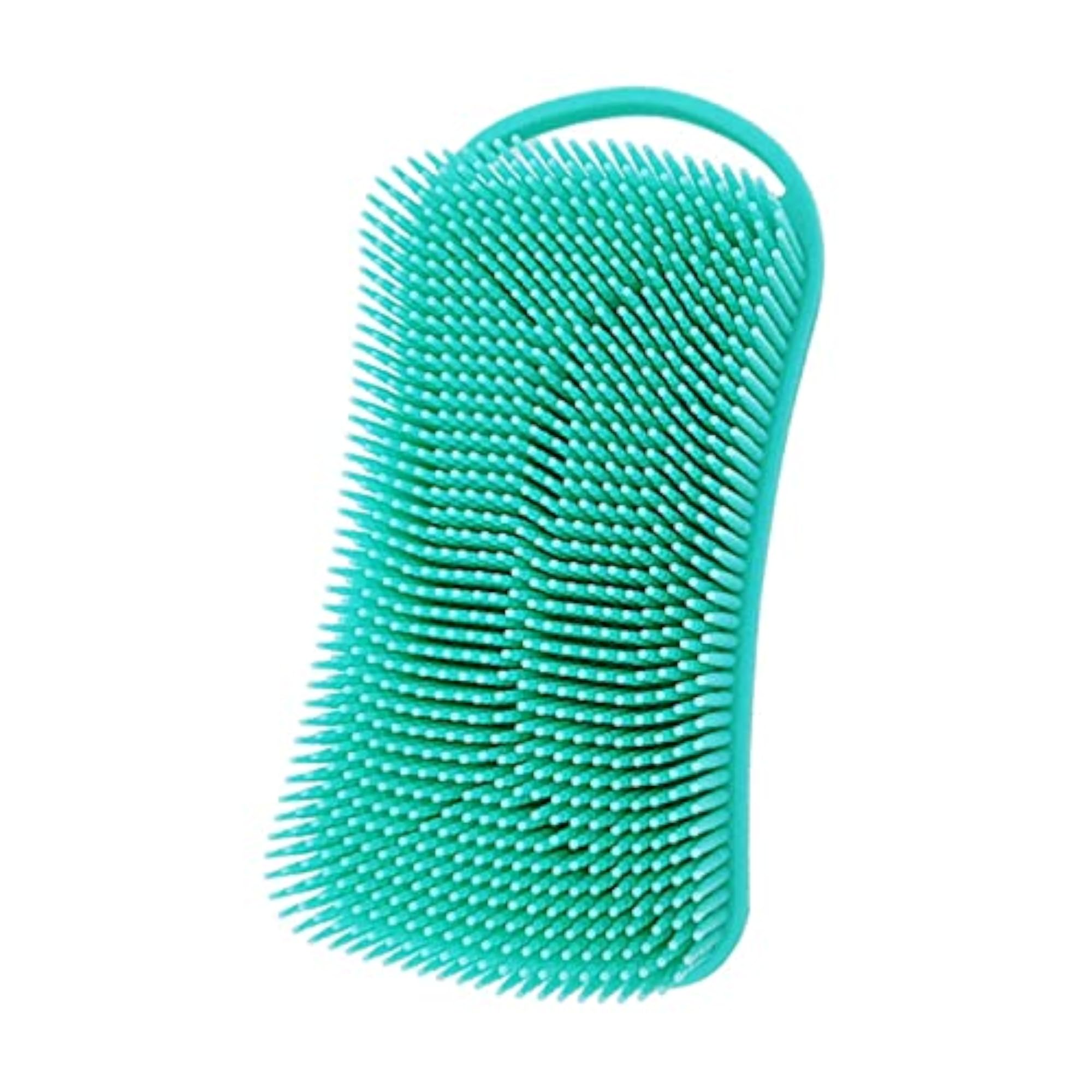 Gentle Exfoliating Silicone Body Scrubber, Green