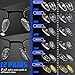 Eyeglass Sunglass Repair Kit,MINGFIX Magnetic Eye Glasses Repairing Tool Kit with Assorted Screws,Nose Pads,Small Screwdriver Bit Set & Tweezer with Mini Travel Case for Glasses,Sunglasses and Others