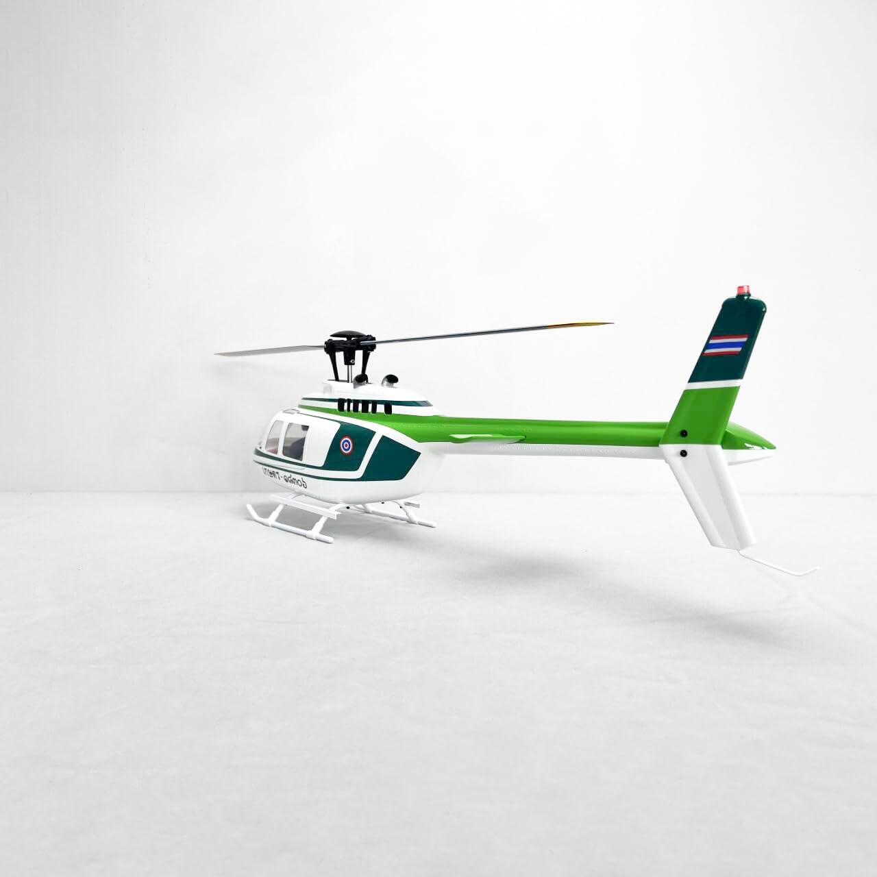 Roban 450 Size RTF B206 Green White RC Helicopter GPS Auto Return X1 Model