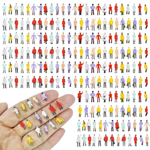 XIPEGPA 200PCS Mini People Figurines for Diorama People and Mini