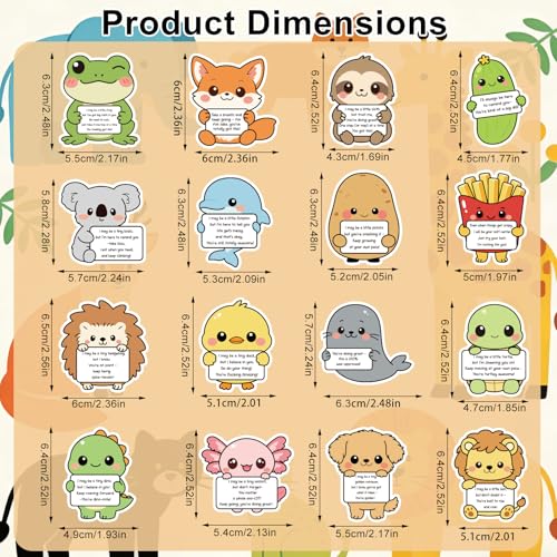 16 imanes decorativos de animales para refrigerador miniatura 2