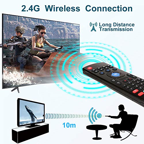 Air Mouse Remote, Rock&Rown Mx3 Pro 2.4G Android Box Remote With Mini Wireless Keyboard,Compatible For Android Tv/Box/Iptv/Android Projector/Htpc/Xbox/Raspberry Pi #TOP1