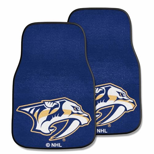 FANMATS NHL Nashville Predators Nylon Car Mat Set 18