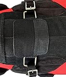 Baumloser Wanderreit Sattel LIBERTY Schwarz/Rot NEU+ Zubehör - 4