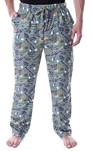 INTIMO Caddyshack the Movie Men's Allover Print Loungewear Pajama Pants
