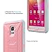 ULAK Galaxy Note 4 Case, [Drop Protection] Knox Armor [Rugged Defense] Heavy Duty with Shock Absorbent [Dual Layered Hybrid Case] Cover for Samsung Galaxy Note 4 - [Pink]