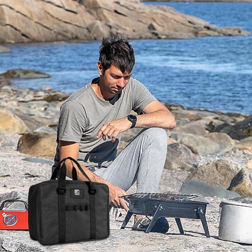 Sac de rangement de camping portable et imperméable pour barbecue - 4