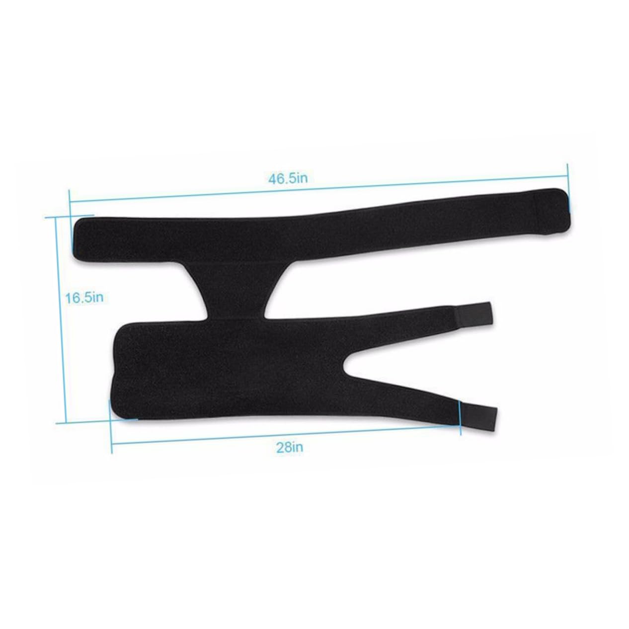 Thigh Support Belt and Waist Wrap for Fitness Adjustable Lumbar Compression Brace for Weightlifting and Sports Sturdy Black Red Thigh Protector for Men and Women