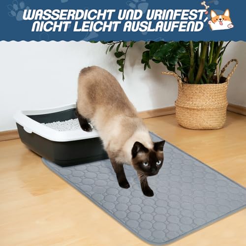2 Stück Welpenunterlagen Waschbar- Hunde Trainings Pads, 50 x 70 cm, Waschbare Welpen Unterlagen, Super Saugfähig Hunde PIPI Pads, Wasserdicht und rutschfest, für das Hundetraining, Böden, Autos