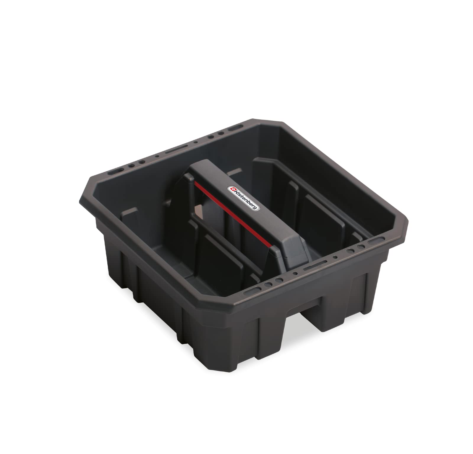 Handyman Caddy Tray Box Housekeeping Cleaners Tote Tray Basket with Handle Carry Grips - Under Sink Kitchen Storage Caddy for Cleaning Products Cleaners Carrier Tool Organiser (Basic 30cm x 30cm)