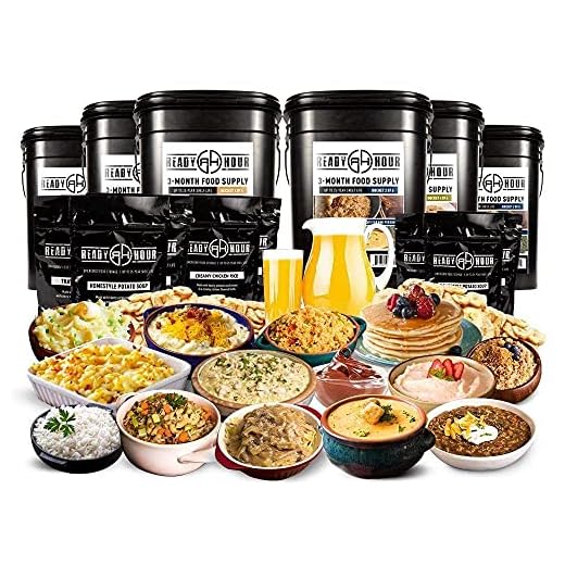 Patriot Pantry 3-Month Emergency Food Supply - 876 Servings - (2,000+ caloriesday) by Ready Hour, 121 Pound (Pack of 1)