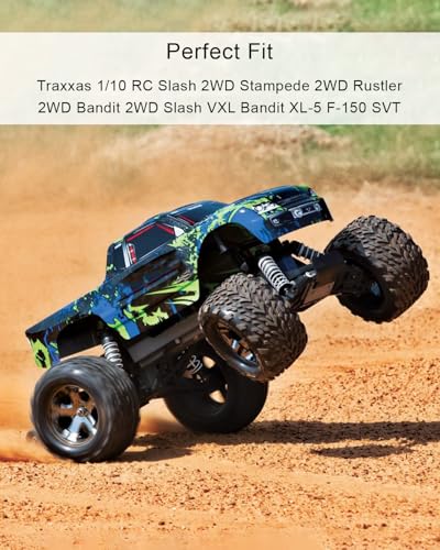 HUQUZN 48P 83T Spur Gear Hardened Steel Transmission Gear with 18T 19T 20T 21T Pinions Gear Fit for Traxxas 1/10 RC Slash 2WD Stampede 2WD Rustler 2WD Bandit 2WD Slash VXL Bandit XL-5 F-150 SVT