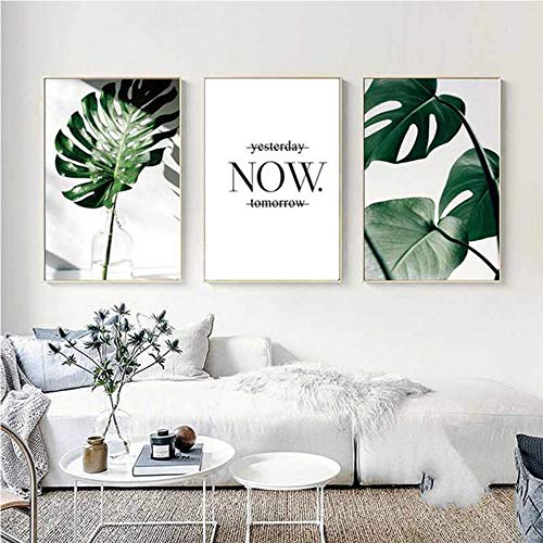 Nicole Knupfer 3-teiliges Poster-Set, Grüne Blätter Bilder Kunstdruck Wandbilder Dekoration für Wohnzimmer Schlafzimmer Modern Fine Art (ohne Rahmen) (C,40x50cm) für 16,09 EUR bei amazon.de Bild: Nicole Knupfer 3-teiliges Poster-Set, Grüne Blätter Bilder Kunstdruck Wandbilder Dekoration für Wohnzimmer Schlafzimmer Modern Fine Art (ohne Rahmen) (C,40x50cm) für 16,09 EUR bei amazon.de