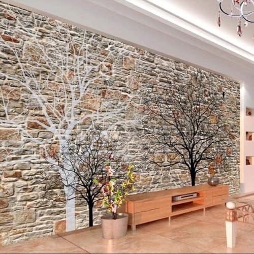 Papel pintado premium de seda XLMING con relieve visual 3D abstracto para comedores modernos 2
