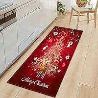 Zerbino Antiscivolo A Forma Di Scarpa Di Babbo Natale | Tappetino Morbido Per Ingresso E Bagno | Memory Foam 40x60 Cm | Lavabile