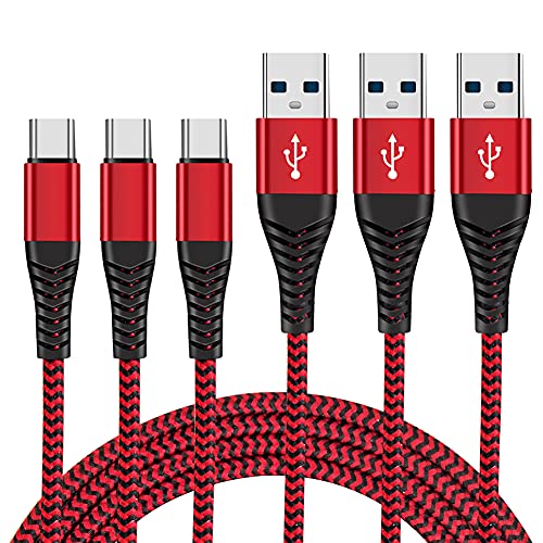 USB Type C P[u 3A }[d y3{Zbg 2m×3z USB X}z ^CvC ϋv f[^]Ή iC҂ fh~ _ iPhone 16/15 [dP[u Sony Xperia/Samsung/Asus Z
