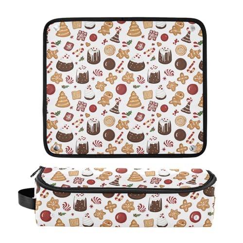 Bolsa organizadora resistente al calor para herramientas de cabello, incluye tapete resistente para planchas de pelo y rizadores, tamaño portátil para viaje miniatura 3