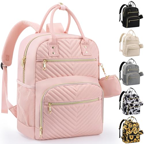 Pritent Wickeltasche Rucksack Pink Medium