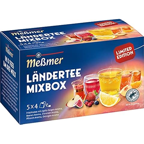 Meßmer Ländertee Mixbox | Limited Edition | 5x4 Teebeutel | Türkischer Apfel-Feige Cover