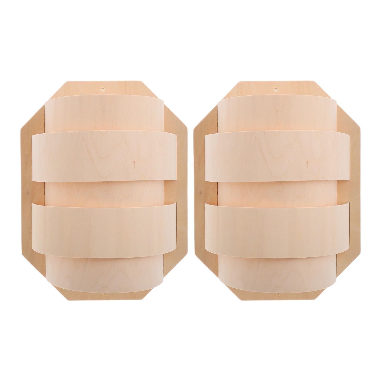 2 Pezzi Legno Paralume Luce Soffusa, per Sauna, Resistente al Calore