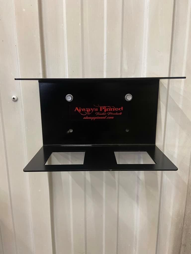 Truck Bed Mounted 2-1/2" Steel Hitch Mount Bracket - Black