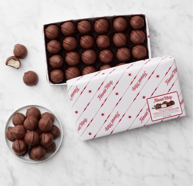 Miniatura 5 de Munchie Box - Centro de cremas de mantequilla de vainilla y chocolate con leche  In Fannie May Signature Wrap (2 cajas de 1 libra)