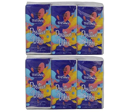 Freshee 3 Ply 6 In 1 Skin Friendly Pocket Tissue Pack of 2, Hygience And Fresh Tissue Made With 100% Virgin Fibre, Idle For Men And Women-image-43