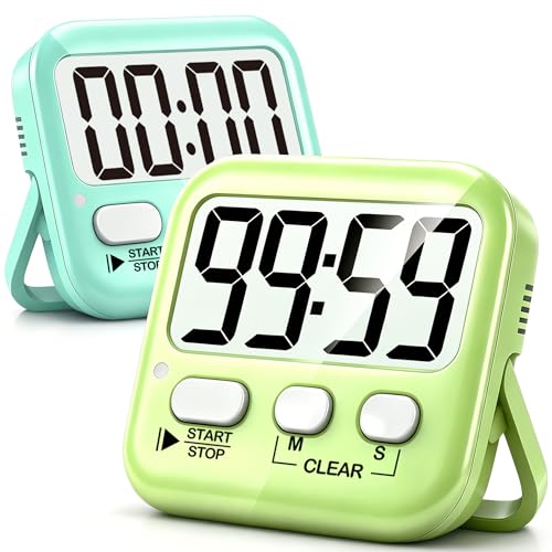 Antonki 2 Pack Digital Countdown Timers for Kids