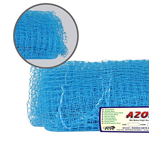 Image of Azone Anti Bird Net for Balcony, 5x10 Feet Nylon (Blue)
