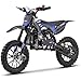 MotoTec Thunder 50cc 2-Stroke Kids Gas Dirt Bike Blue