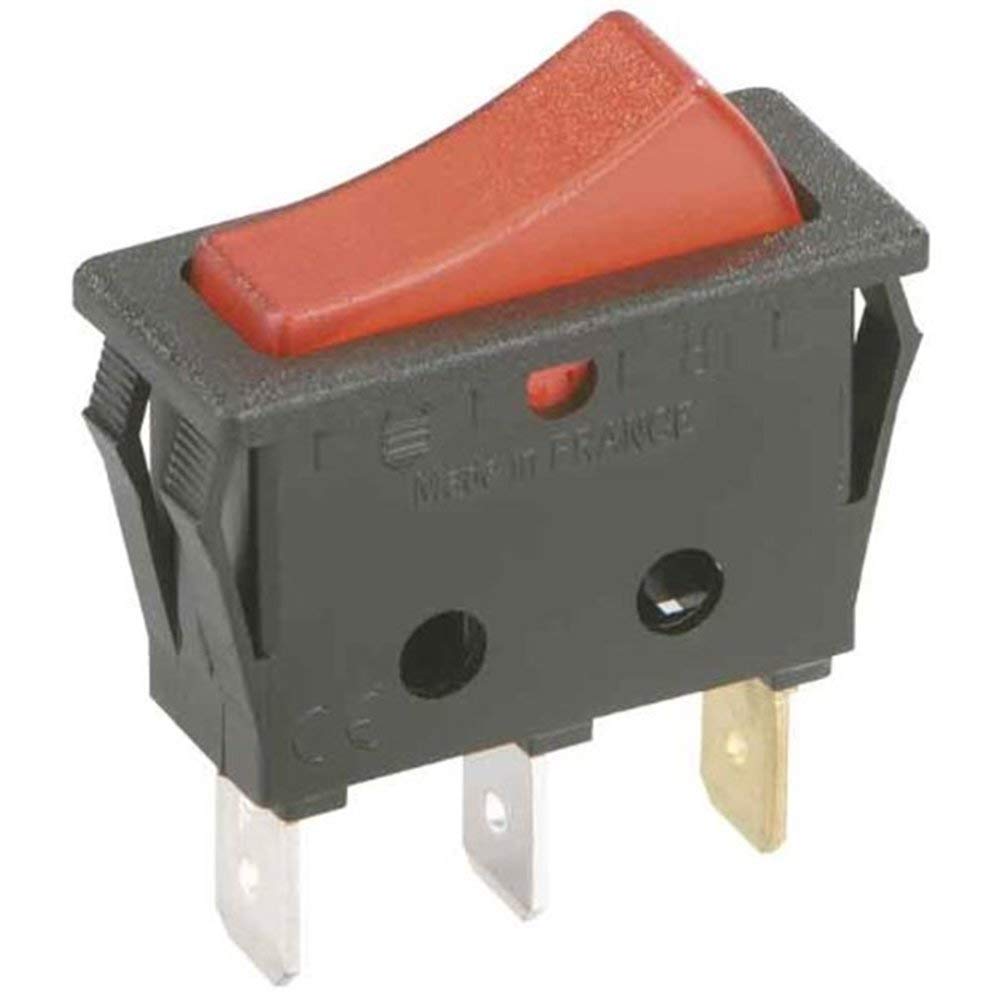 Bachmann 924112 BACH 924.112 Built-in Rocker Switch 1-Pin Black/Red