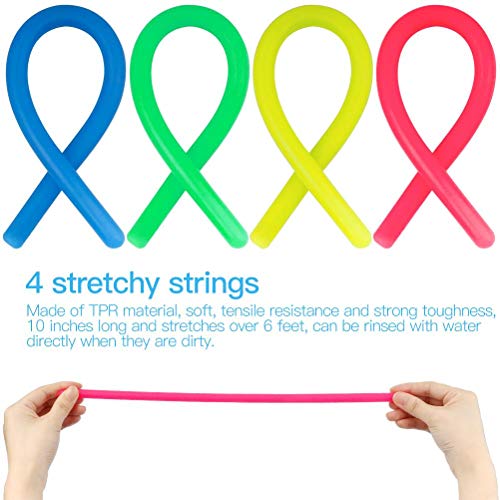 ICRPSTU Conjunto de brinquedos sensoriais, 17 pacotes de brinquedos Fidget com Push Pop It, brinqued