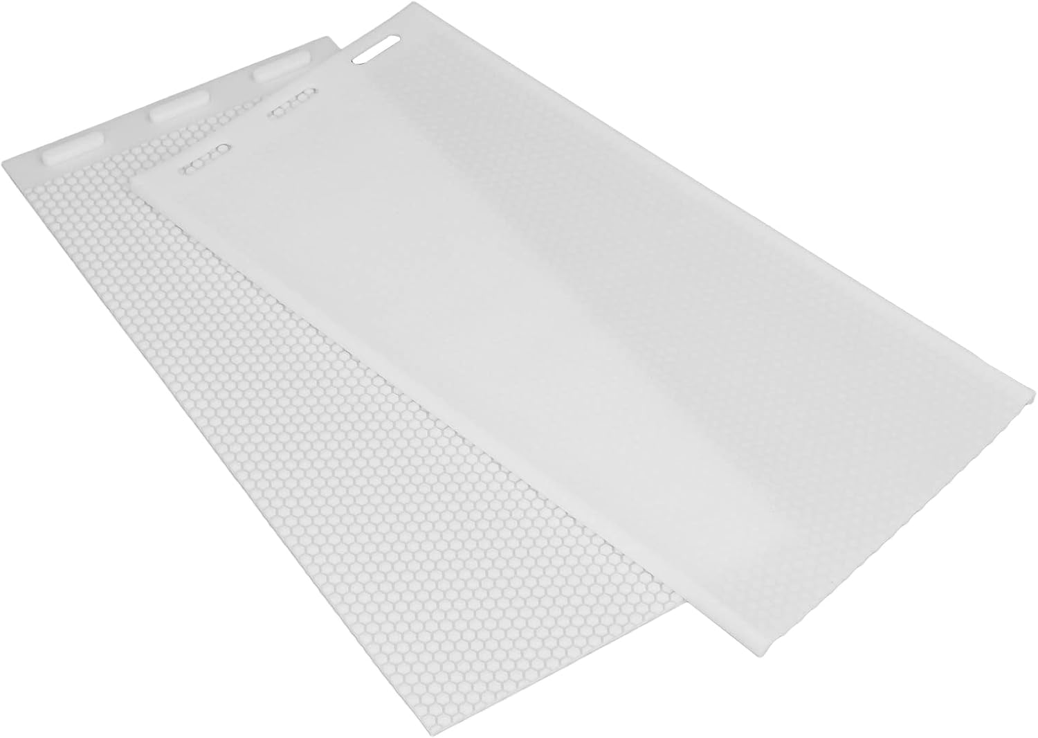 2 Pcs Silicone Beeswax Mold 5.4mm for Beeswax Foundation Sheets, Premium Beeswax Mold for Beehive Foundation, Durable Silicone Beeswax Sheet with Raised Patterns, Foldable