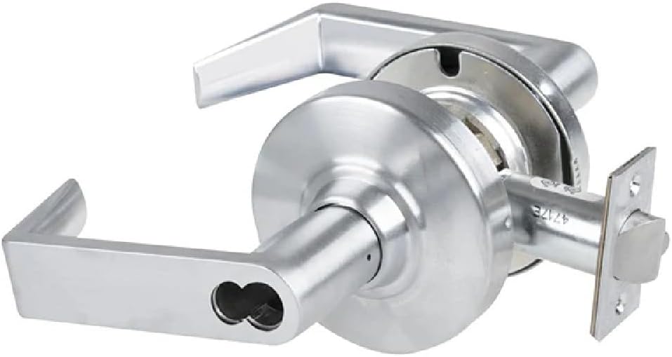 SCHLAGE ND53PD RHO 626 C Keyway Series ND Grade 1 Cylindrical Lock, Entrance Function, C Keyway, Rhodes Design, Satin Chrome Finish