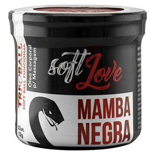 Soft ball triball Mamba Negra - Super Excitante c/ 3 unidades - Soft Love