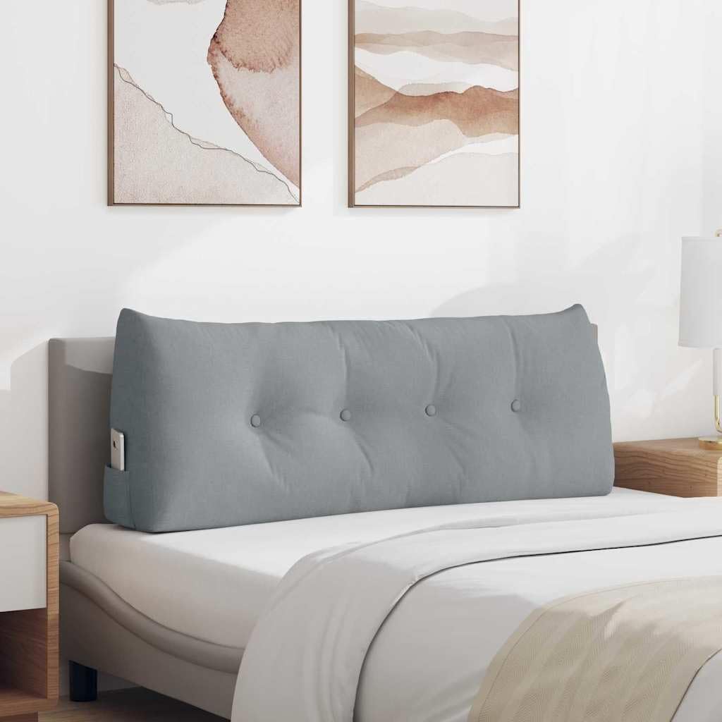 Générique Cuscino posteriore grigio chiaro 120 x 24 x 50 cm tessuto