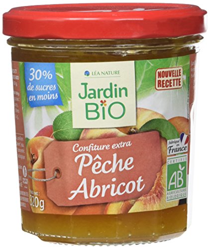  Jardin Bio Confiture Extra Pêche Abricot 320 g