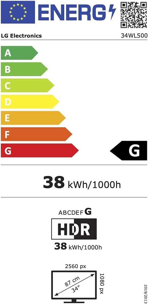 LG 34WL500 Monitor 34 UltraWide 21:9 LED IPS Full HDR 10, 2560 x 1080, Radeon FreeSync 75Hz, 2x HDMI, Uscita Audio, Multitasking, Nero LG 34WL500 Monitor 34 UltraWide 21:9 LED IPS Full HDR 10, 2560 x 1080, Radeon FreeSync 75Hz, 2x HDMI, Uscita Audio, Multitasking, Nero
