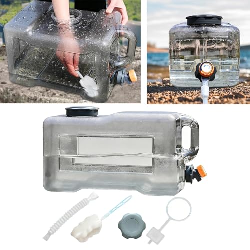 Gourde de camping avec robinet pour simplifier la distribution d'eau au bivouac