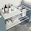 Extendable Adjustable Closet Storage Shelves For Kitchen, Bathroom
