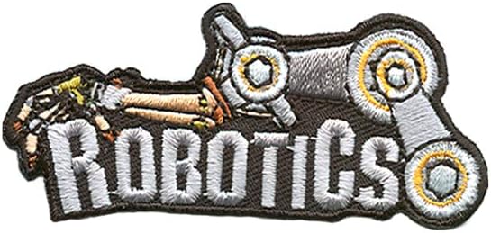 12 Pieces 2" Activity Scouts Applique Fun Patches, Science and Technology - STEM (Robotics 1)